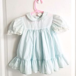 Vintage pale baby blue Boutique dress